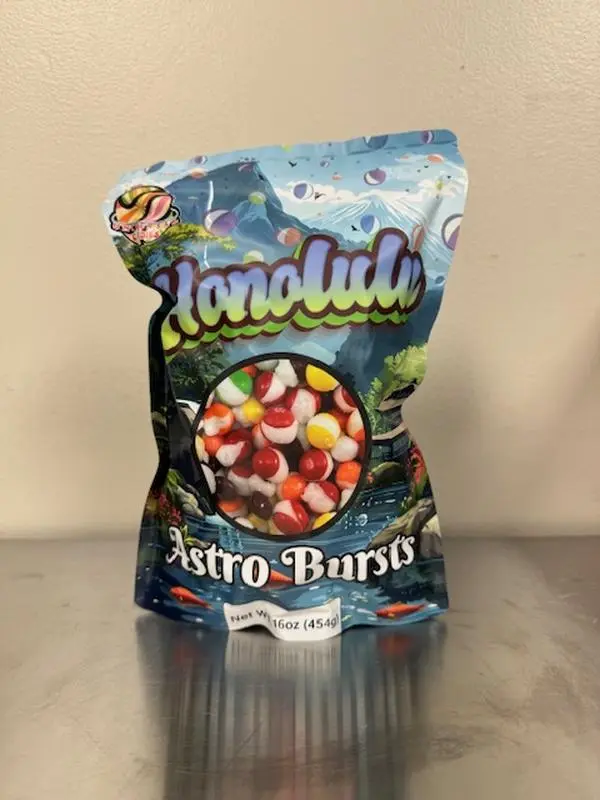 Honolulu City Astro Bursts 1 POUND Freeze Dried Skittle Limited Edition (3,000)