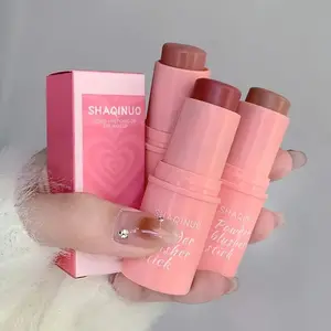3-Pack Blush Stick Set, Cheek Tint, Makeup, Long-Lasting Radiant Finish Suitable for All Skin Types, Low Saturation Smooth Formula, Easy Application