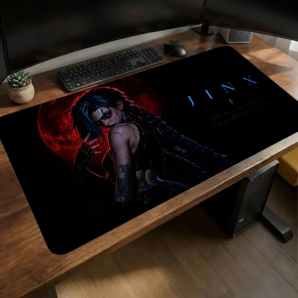 [Collection league of legends] Gaming Mouse Pad Personal, Custome, Anime Desk Mat Extended Keyboard Pad Waterproof Non Slip Rubber Base Large Mousepad for PC Gamer Setup Desk Accessories 40x21 Inch, Office Gifts, Decor desktop