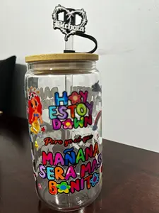 16 oz Manana Sera Bonito Glass Cup