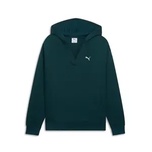 PUMA Womens Essentials Jacquard Hoodie Casual Outerwear Casual - Green