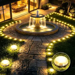 15/30pcs Solar Powered / Ball Lawn Lights, Outdoor Solar Light, 8 Flashing Modes, Ideal for Garden, Park, Festival, Wedding, Party, Outdoor Solar Lighting