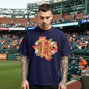 H-Town Shirt - Classic Design Versatile for Multiple Occasions Comfortable Fit Soft Breathable Fabric Machine Washable Tumble Dry Low