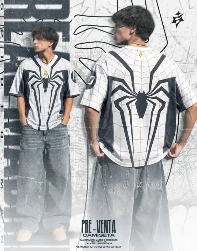 Spider Web Football Jersey Tee | Oversized Graphic Soccer Style Shirt | Y2K Streetwear Athletic Top | Breathable Mesh Casual Wear
