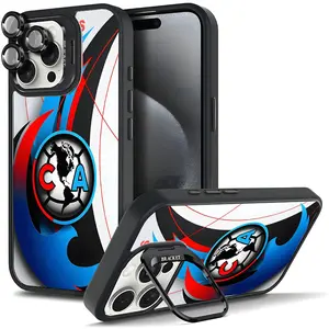 Club America Team Phone Case, Shockproof & Durable Cover For Samsung iphone 17/AIR 16 15 14 13 12 11 PRO PLUS MAX COOL Fashionable Tough Magnetic Durable Metal lens frame Film Bracket Stand Gift Full Protection Camera Holder Phone Cases Cover 11X-L1009