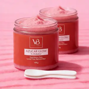 VB BLANQUEACULOS AZUCAR GLOW Exfoliant & Brightening Sugar Scrub Hydrating Exfoliating Facial Cleanser for Smooth Skin 100g Cleansing Daily