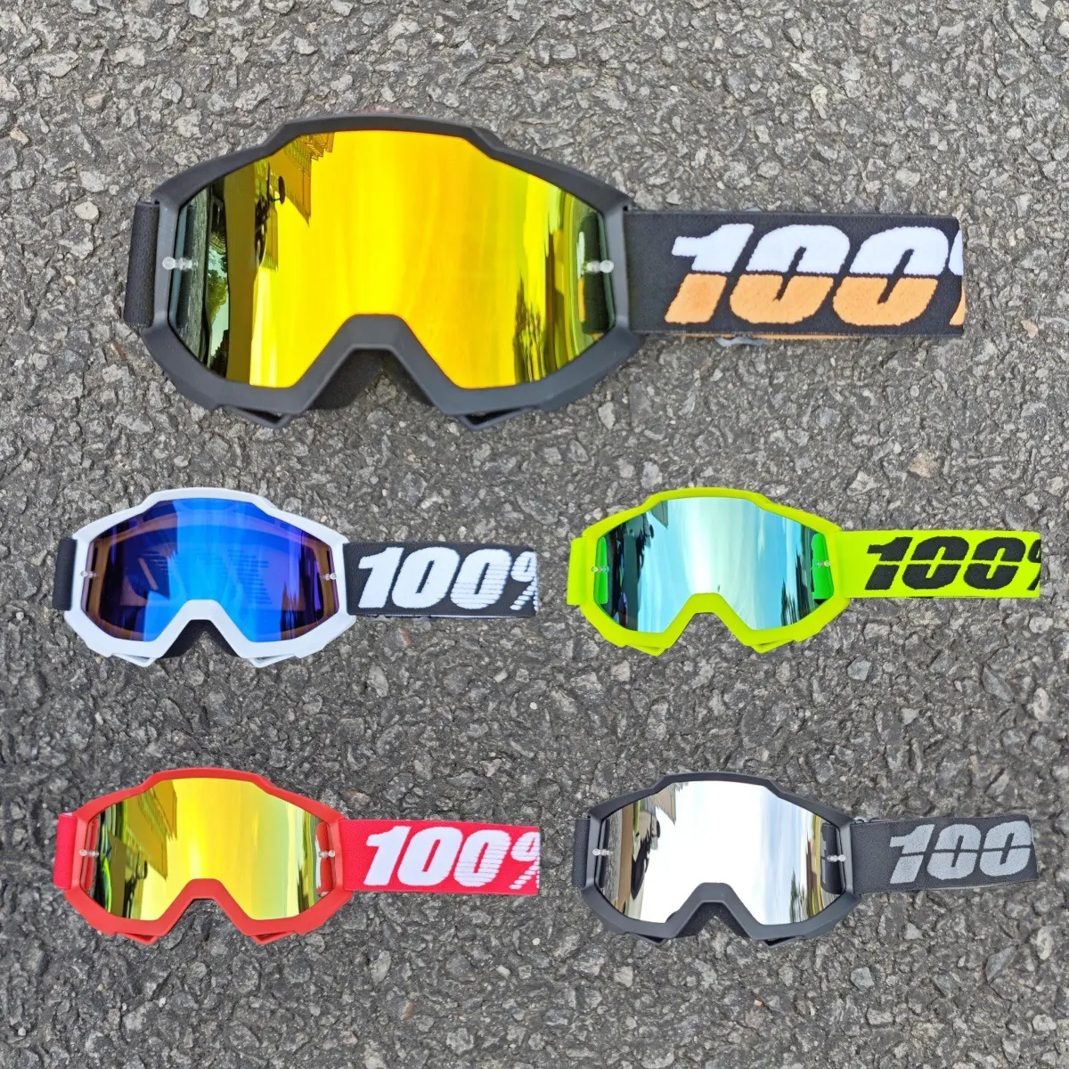 100% Mens Motocross Goggles HD Mirrored Motorcycles Glasses Dustproof MX Dirt Bike Goggles Riding Sunglasses Windproof Ski Goggles10