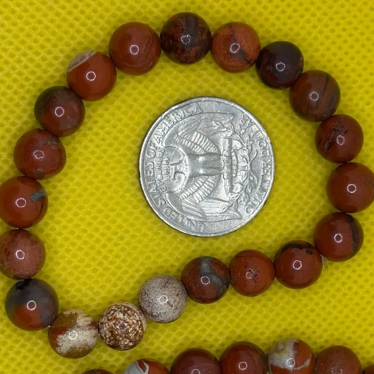 Red jasper bracelet 8mm