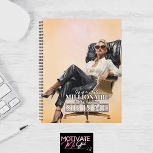 Girl Millionaire  Lined Notebook