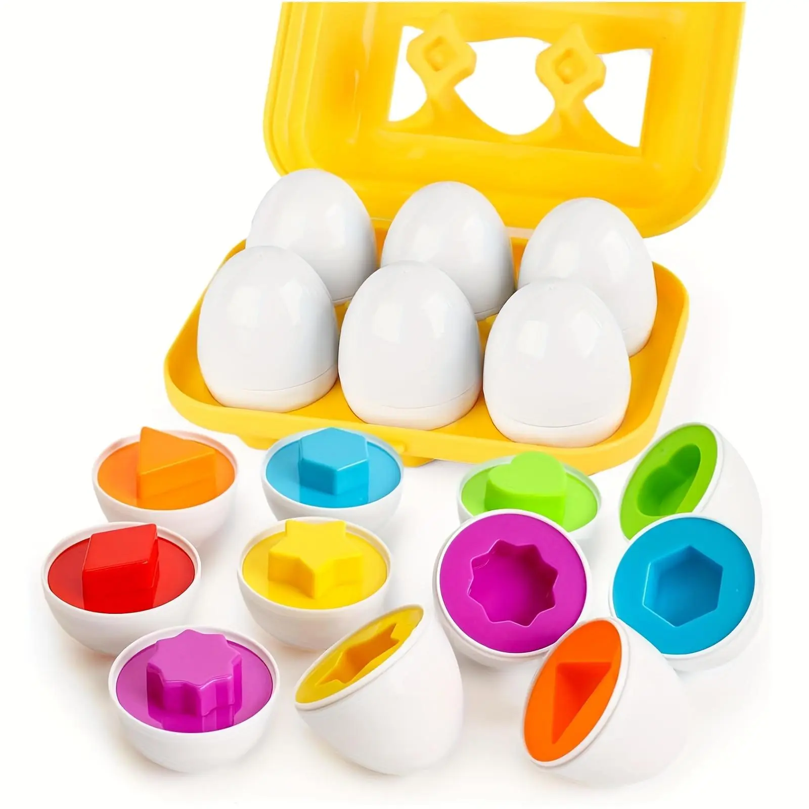Smart Matching Eggs, Twist Eggs, Color Recognition, Matching Game, Multiple Styles Available