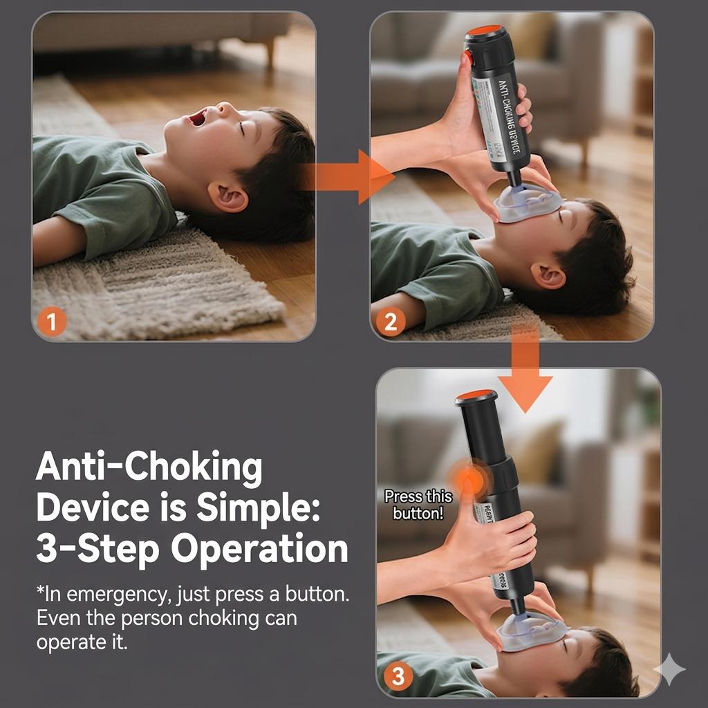 Compact emergency survival kit for the family - Portable suction pump & essential home safety equipment