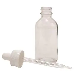 Glass Clear Drop Bottle #B107 (2 fl.oz)