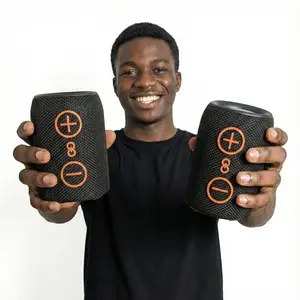 2 in 1 Portable Splittable Bluetooth Speaker Waterproof Split Wireless Speaker Bluetooth V5.3 with 40W Loud Stereo Sound 24H Playtime True Wireless Pairing for Home theater surround Outdoor or Travel