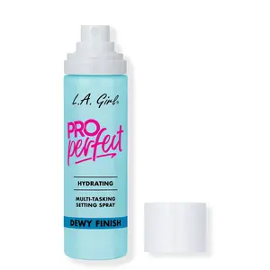 L.A. Girl Pro Perfect Dewy Setting Spray - 3.55 FL. OZ. Hydrating Multi-Tasking Makeup Moisturizer for Radiant Glow