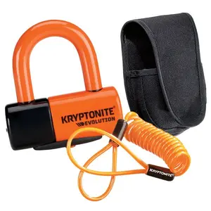 Kryptonite Evolution Series 4 Disc Lock Premium Pack Orange