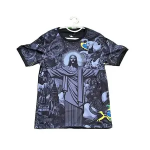 Brasil X Faith Edition Soccer Kit - Custom Yellow & Green Jersey with Name/Number Option