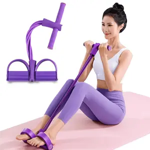 Multifunction Pedal Resistance Band Set - Tension Rope with Handles for Abs, Legs, Arms, Home Gym, Pilates, Party Gift for Home Fitness Enthusiasts