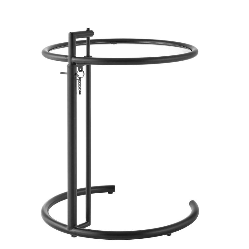 Modway Eileen Gray Metal Side Table in Black