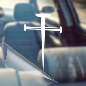 Nail Cross – Christian Car Decal Sticker