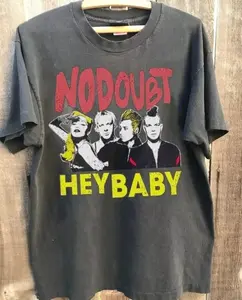 No Doubt Shirt, No Doubt Band Charcoal Unisex T-shirt S-5XL Gift For Fans