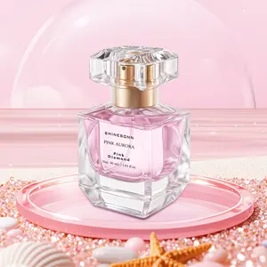 Pink Aurora Pink Diamond Women's Perfume, Top note is fruity; middle note is floral; base note is amber and magnolia. Long-lasting fruity floral fragrance. mini perfume 30 ml (1.01 fl oz) Perfect gift for Valentine's Day, Christmas and other occasions