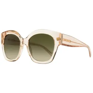 Jimmy Choo Square Sunglasses Leela FWMHA Nude 55mm