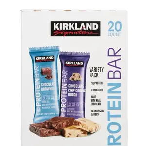 Signature Protein Bar Variety Pack 20-count 2.12 oz Gluten-Free with Real Chocolate No Artificial Flavors