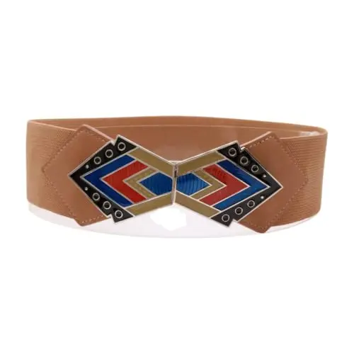 Women Tribal Style Fashion Belt Elastic Waistband Hip high  display picture 1