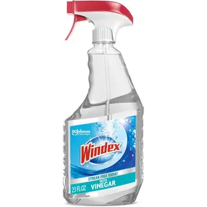 Windex Vinegar Glass and Surface Cleaner Spray Bottle, Packaging Designed to Prevent Leakage and Breaking, Surface Cleaning Spray, 23 Fl Oz