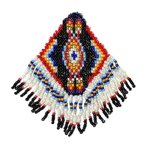 Colorful Beaded Accent - Native American Style Decoration