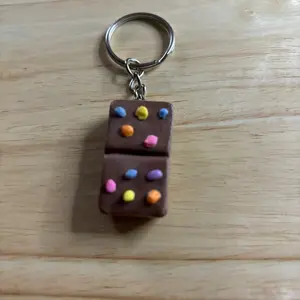 Cosmic brownie keychain