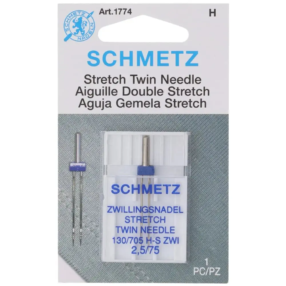 Schmetz Stretch Sewing Needles, Size 2.5/75 - Model 1774
