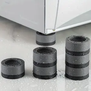 4pcs Anti Vibration Pads, Washer & Dryer Pedestals, Noise Dampening, Protects Laundry Room Floor, Anti Vibration Pads for Washing Machine, Laundry Accessories