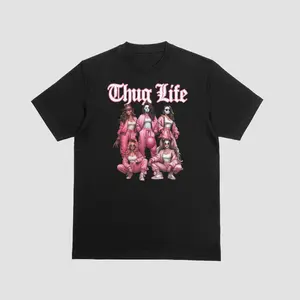 Pink Thug Life Shirt for Women - Top Style - Womenswear