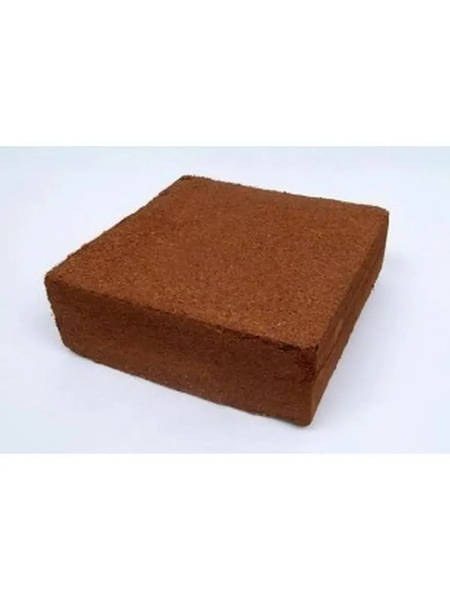 5kg Natural Coconut Coir Block - Renewable Resource Garden Soil Additive with Drainage Support, Spongy Texture, and Water Retention (Block Form)