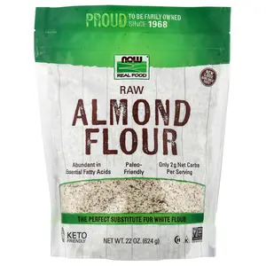 NOW Foods Real Food, Raw Almond Flour, 22 oz (624 g)