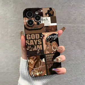 For IPhone 17 & Samsung S24 Ultra Case, Girl Pattern Design, Shockproof Fashion Protective Cover