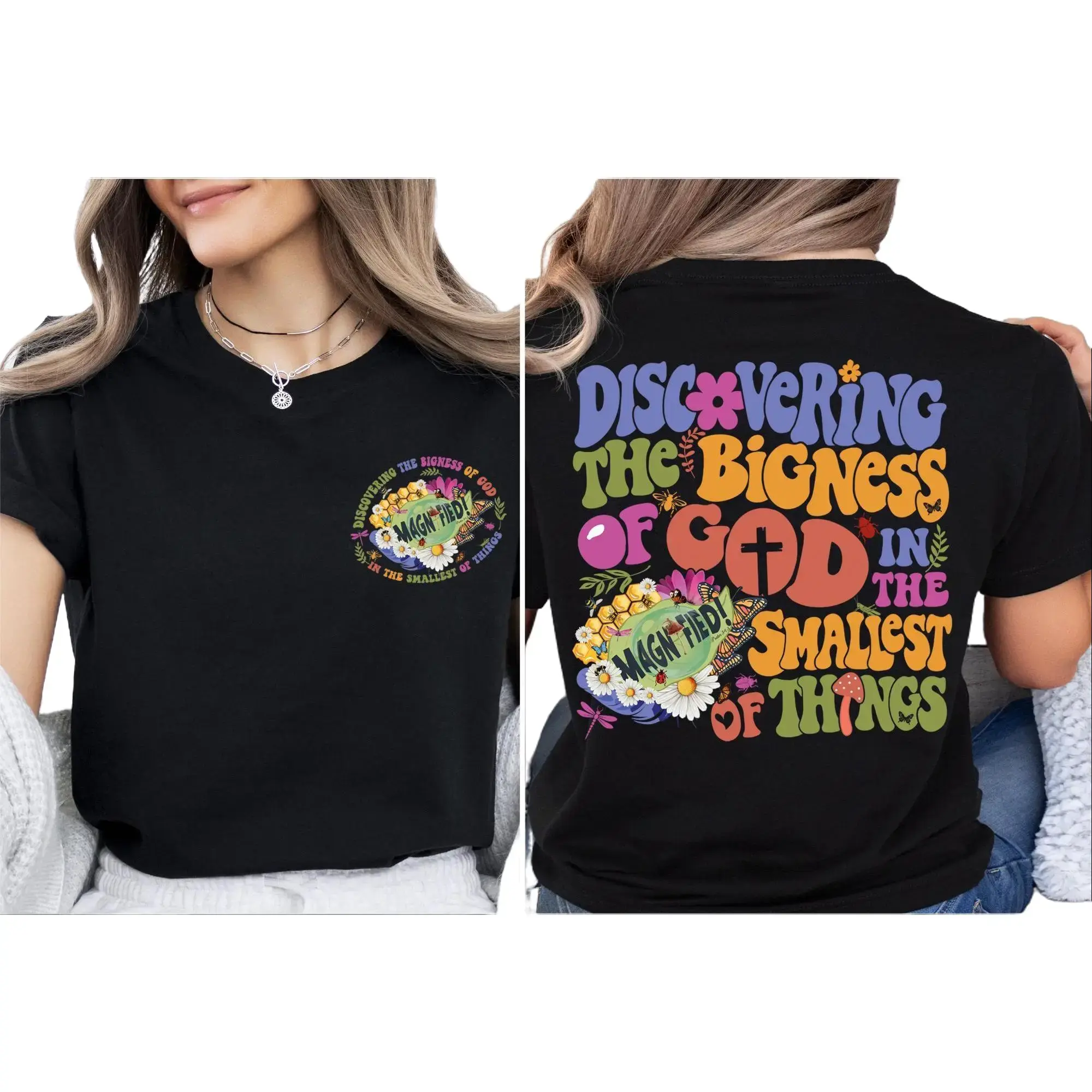 Discovering the Bigness of God In The Smallest Of Things Shirt, Religious T-Shirt, Bible Verse Sweatshirt, Christian Apparel Tee, Faith Tee-1