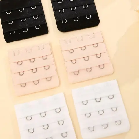 Women's 6pcs Bra Extender Buckle Bra Pack, 3 Rows 3 Hooks Adjustable Bra Extenders, Underwear Bra Accessories for Women Daily Use