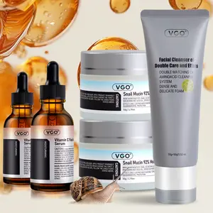 VGO vitamin c serum snail mucin essence Cleanser for face ordinary skincare skincare products sets Reduce wrinkles Skin