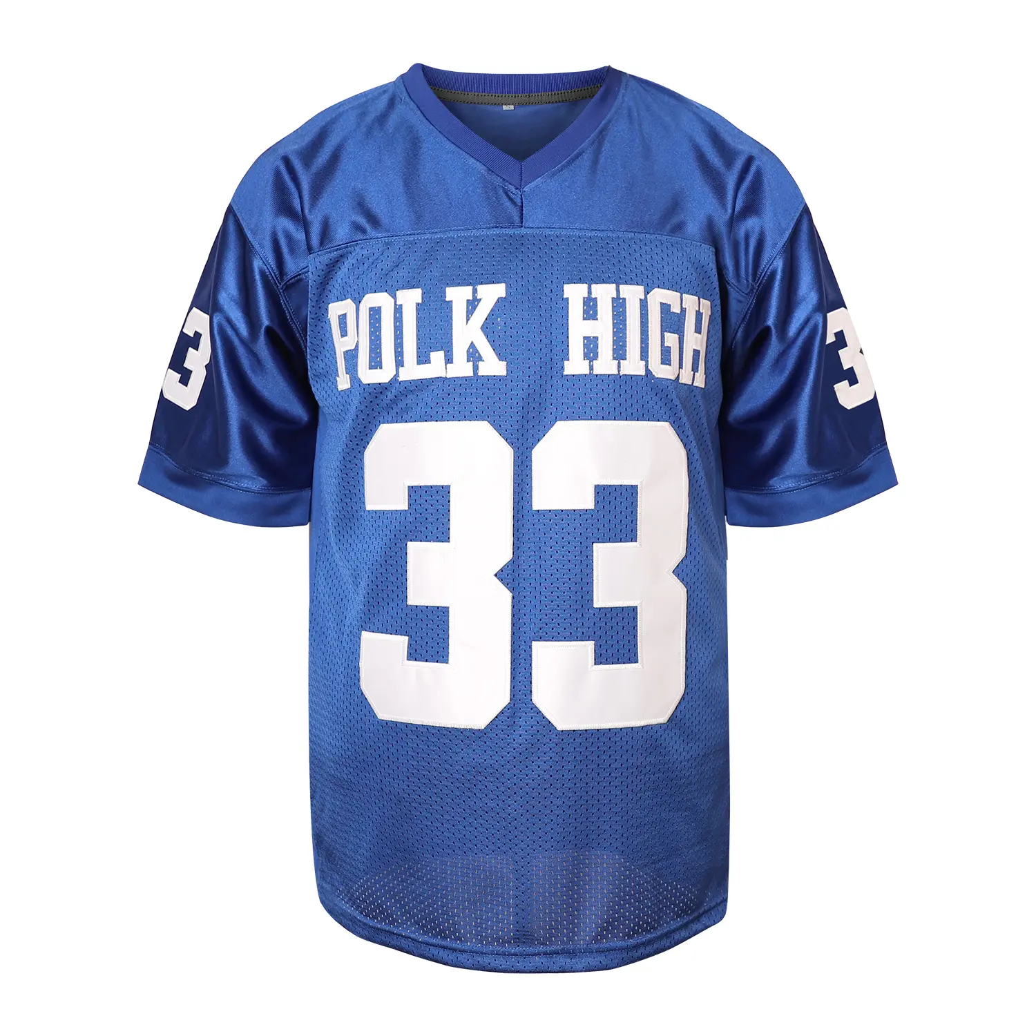 [FallFreshness]Sports 33 AL Bundy Jersey,Polk High Football Jerseys,Blue White Sports Shirt Men's 90S Hip Hop Clothing Party S-XXXL compression shirt Athletic Techwear Mesh Tennis Tops