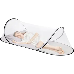 78.7 x 31.5 x 23.6 Inch Large Pop Up Mosquito Net, Collapsible Portable Mosquito Tent, Suitable for Adult Baby Bedroom, Outdoor Camping Use