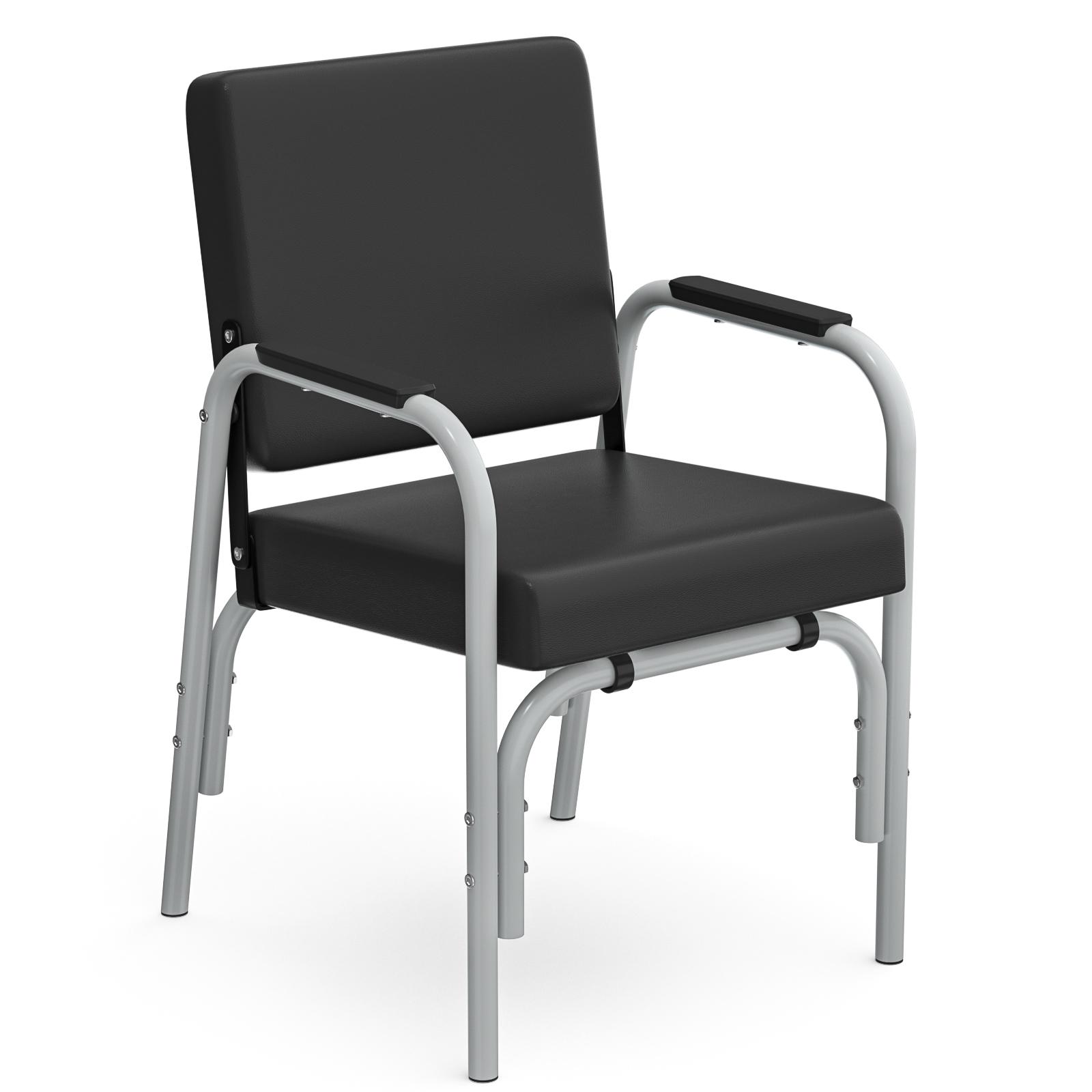 Reclining Shampoo Chair Portable Salon Chair Shampoo Bowl Adjustable Barber Chair Barbershop Reclining Chairs Heavy Duty Chrome Arms Extra Thick Seat Backrest Client Comfort