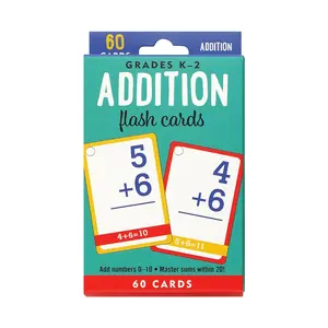 Addition Flash Cards (60 cards, Grades K-2) Addition Flash Cards (60 cards, Grades K-2)