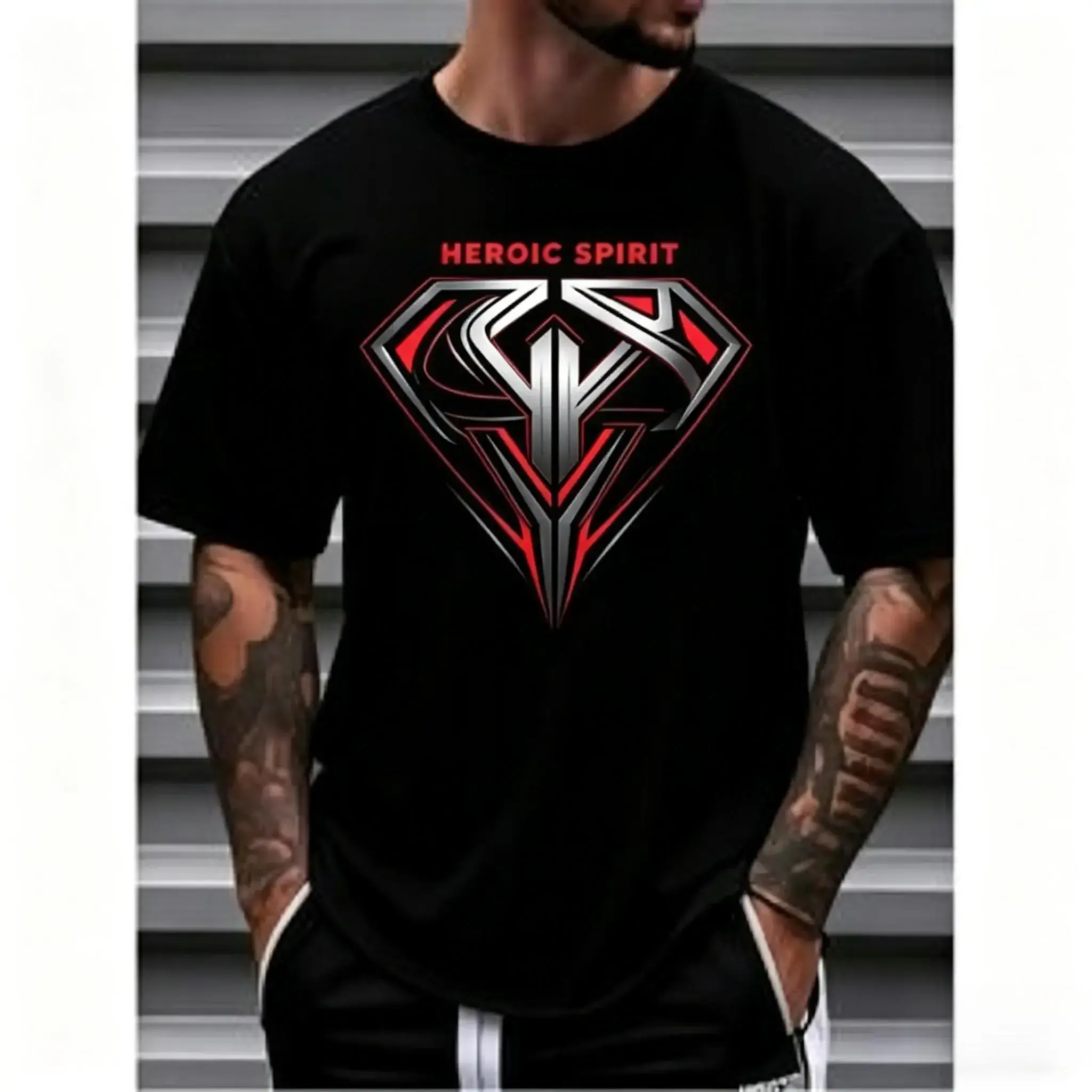 Justice League Men'S Plus Size Casual Crew Neck T-Shirt Graphic Print Short Sleeve Ideal for Spring/Summer Everyday Tshirt| Playful Text Design  Comfortable Fit SIZE Plus Size M-3XL
