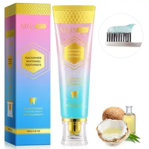 Atoany Niacinamide Toothpaste 100g, Peach Mint Flavor, Cleans Teeth, Beauty Cream Form, Paste Type, Single Unit Count