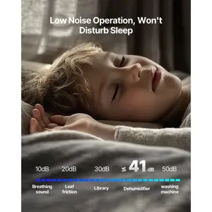 VEVOR 52 Pints Dehumidifier for Home Basement, Drain Hose for Commercial Industrial Use, Smart Humidity Control, Low Noise for Large Rooms, Warehouses, Bedrooms Storage, Large Coverage, White