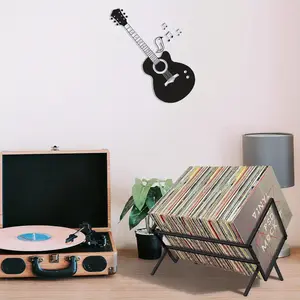 Vinyl Record Storage Holder for Albums 80 Lps Capacity