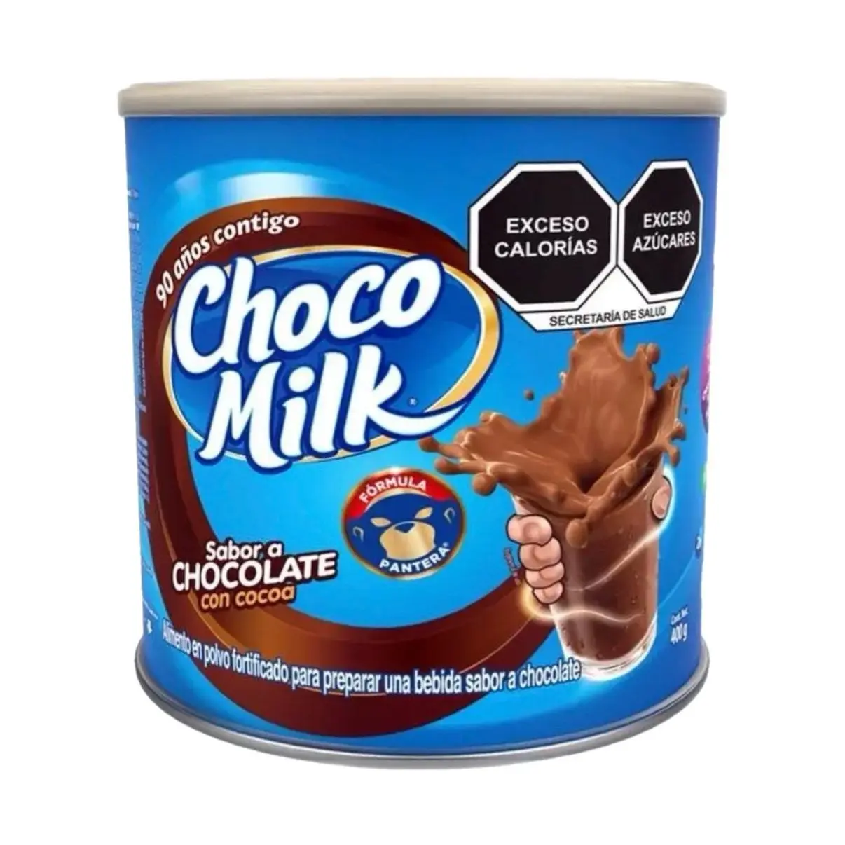 Choco Milk Sabor a Chocolate con Cocoa – Mexican Chocolate Flavored Fortified Powdered Beverage Mix – 400 g (14.11 oz)