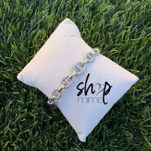 Shop Mima Elegant Silver-Tone Knot Bracelet with Rhinestone Accents for Women's Fashion